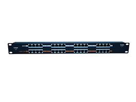 POE patch panel Cat5e 16Port