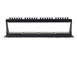 UTP Cat5e 1U 24Port Patch Panel(Aluminium)