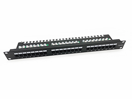 90UTP Cat5e 1U 24Port Patch Panel