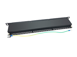 FTP Cat6 0.5U 24Port Patch Panel