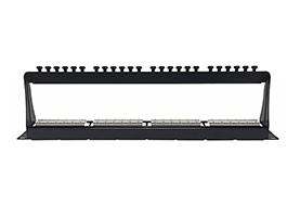 UTP Cat6A 1U 24Port Patch Panel(Aluminium)