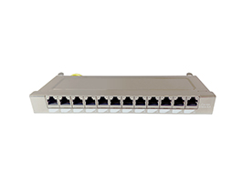 FTP Cat6A 0.6U 12Port Patch Panel