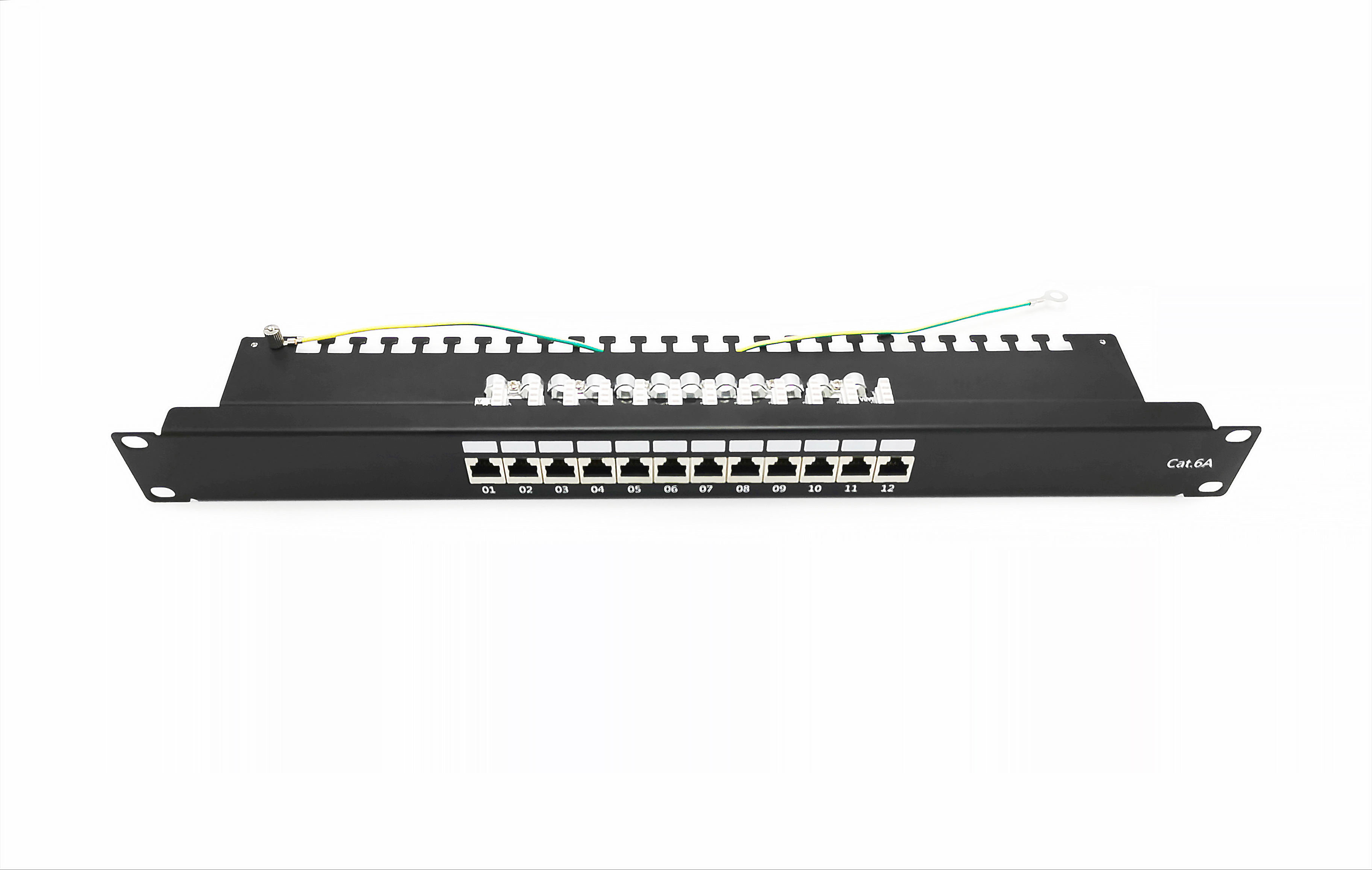 FTP Cat6A 1U 12Port Patch Panel