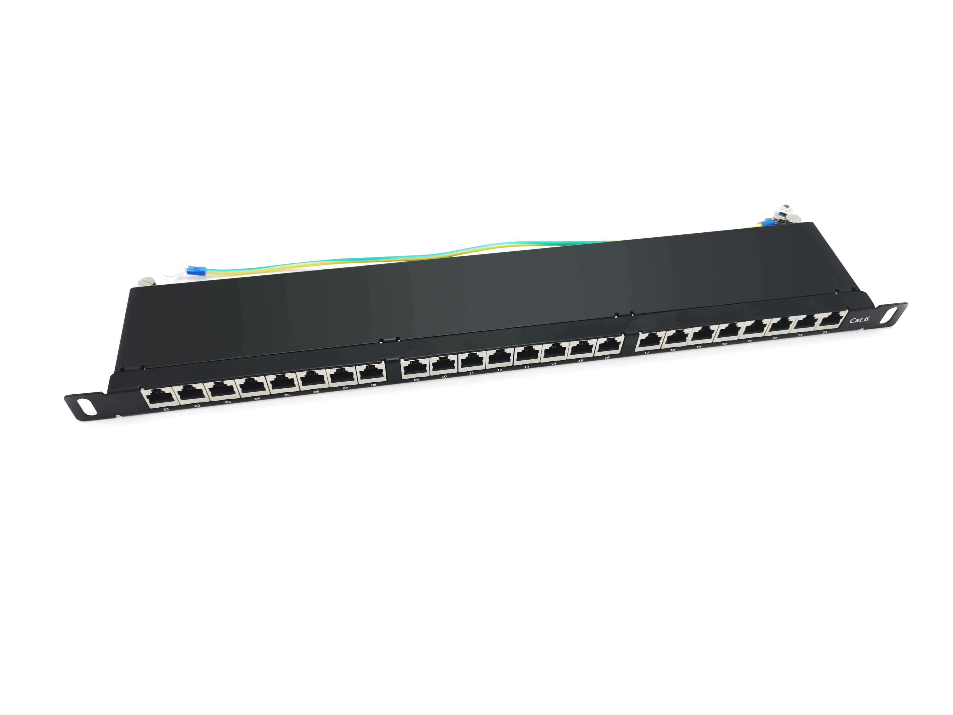 FTP Cat6 0.5U 24Port Patch Panel