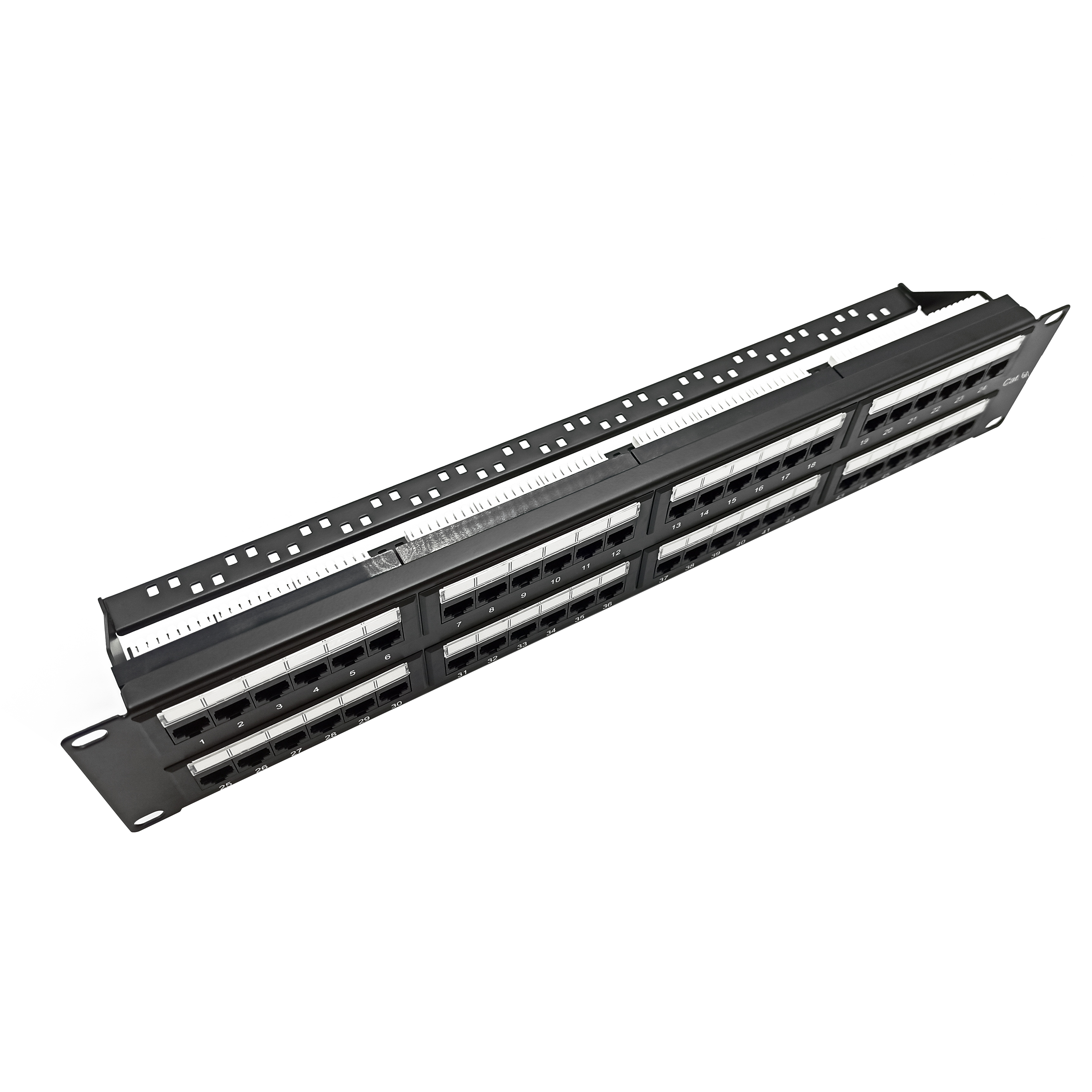 UTP Cat6A 2U 48 Port Patch Panel