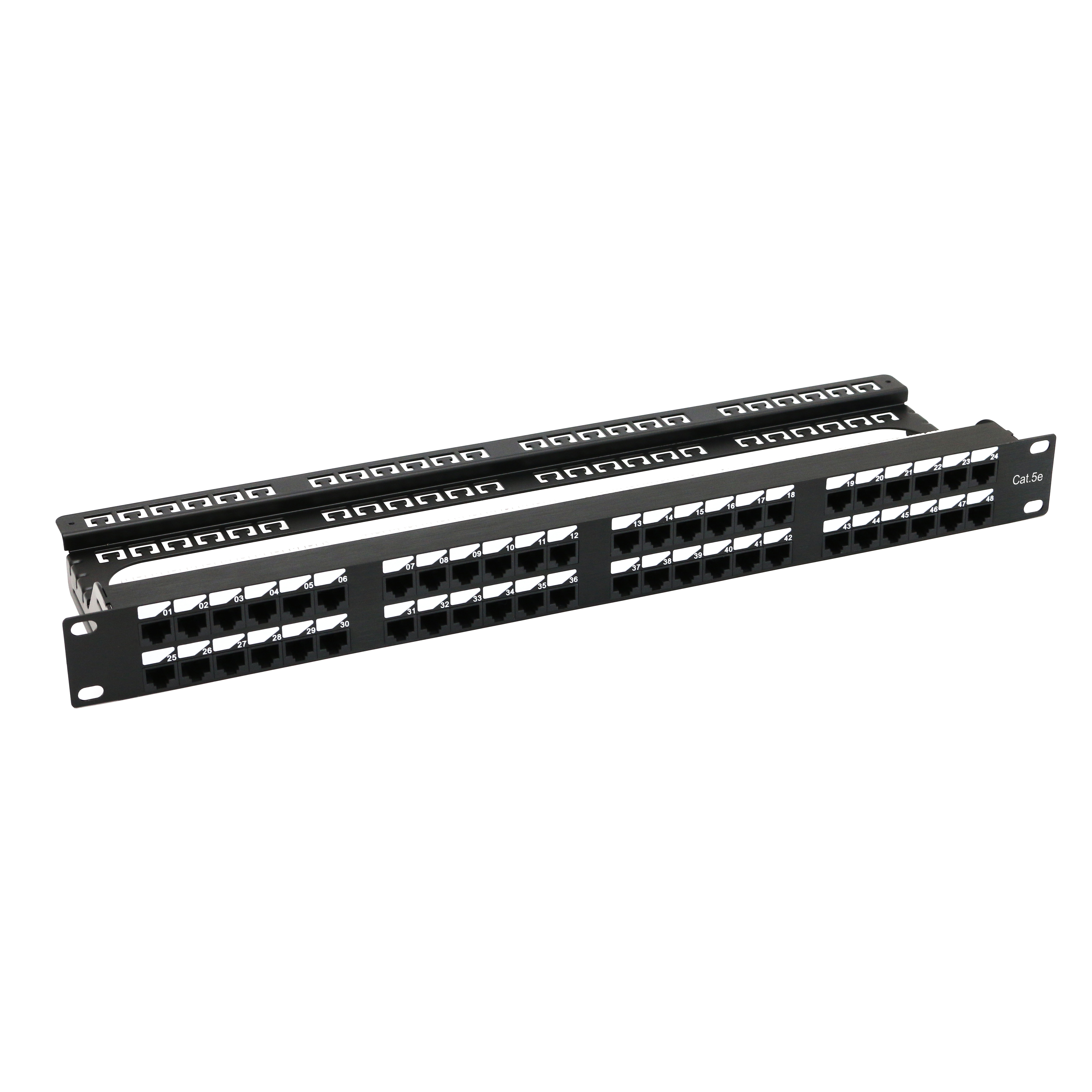 UTP Cat5e 1U 48 Port Patch Panel(Aluminium)